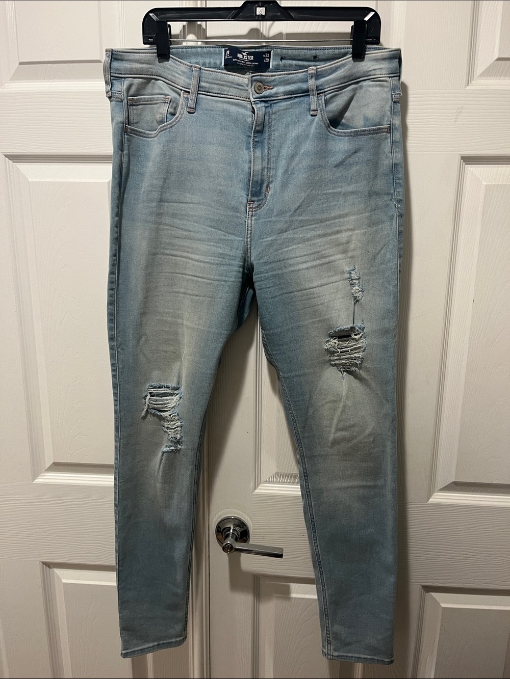 Light Blue Distressed women Jeans - Hollister